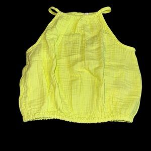 GAP Kids Yellow Gauze Sleeveless Top (M 8) NEW